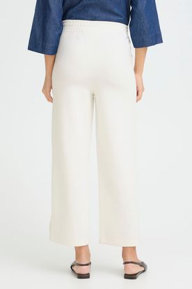 Fransa Whisper White - White trousers