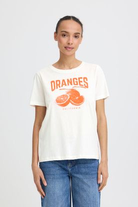 Byoung BYSOBBE PRINT TSHIRT orange