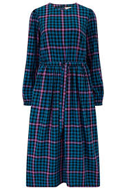 Sugarhill Yasmin midi smock dress