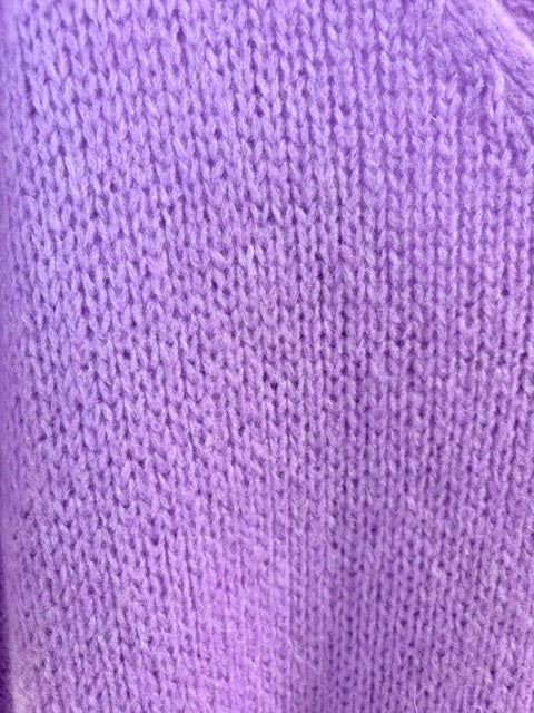 Italian collection Drop Sleeve V-Neck Mohair Jumper (Natural Fibres)2257