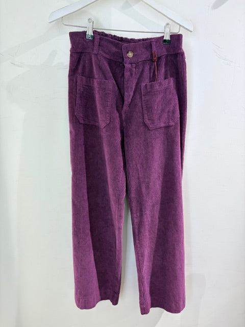 Italian Collection Four Pocket Corduroy Wide Leg Trousers 575212
