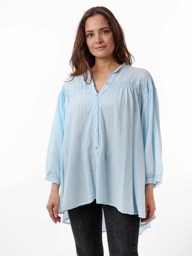Kris ana Oversized blouse - Blue
