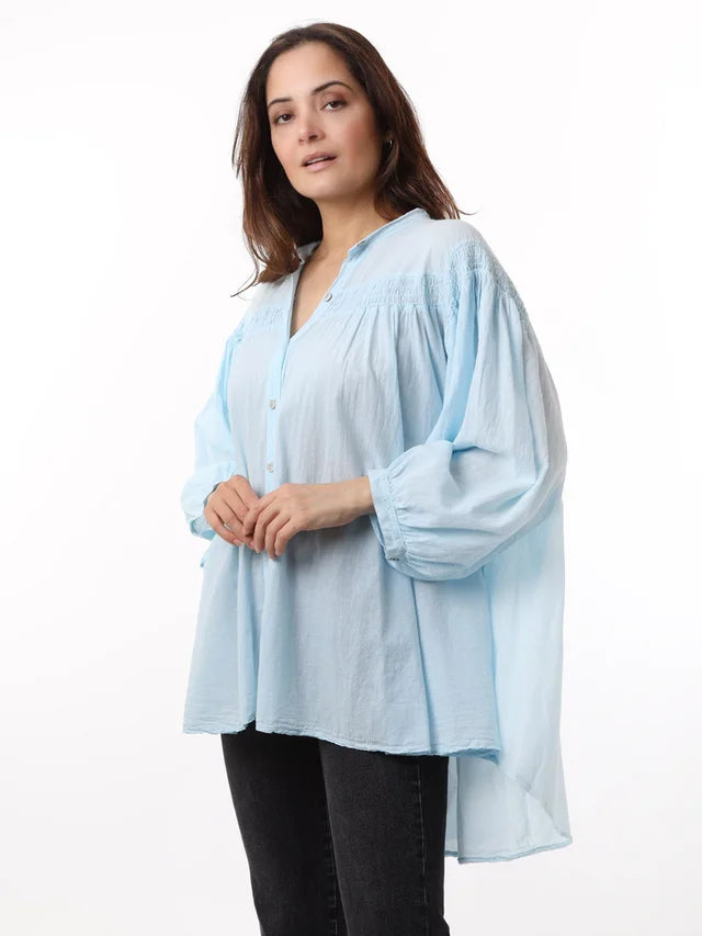 Kris ana Oversized blouse - Blue