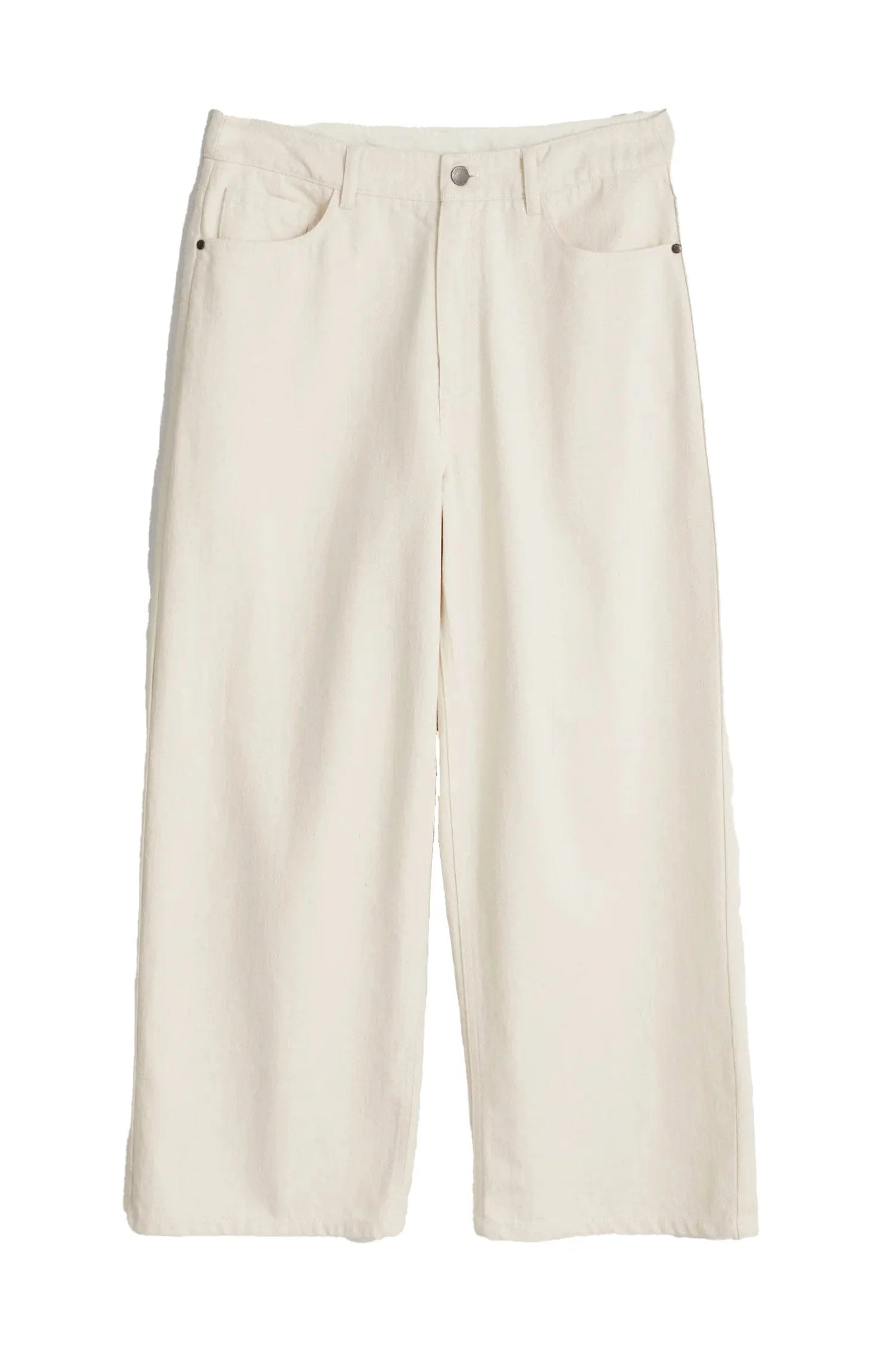 Seasalt Barnes crop trousers -Ecru twill