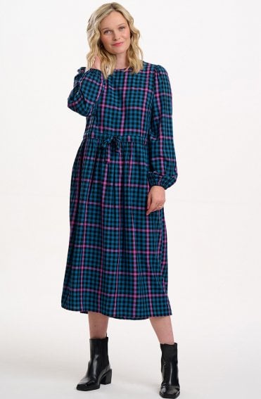 Sugarhill Yasmin midi smock dress