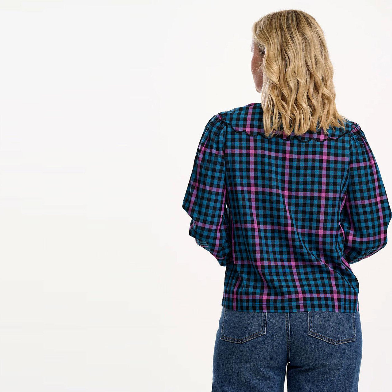 Sugarhill Nessie scallop blouse