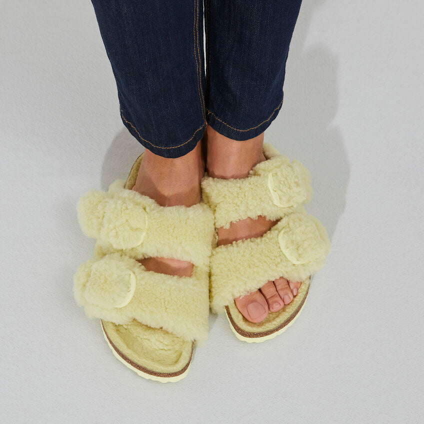 Birkenstock Arizona - Shearling Teddy - Popcorn