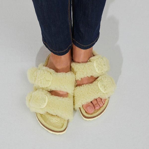 Birkenstock Arizona - Shearling Teddy - Popcorn