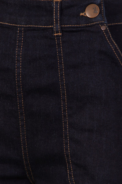 Hell Bunny Dark denim high waister Weston Jeans