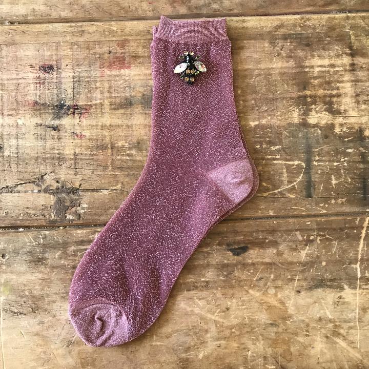 Rio Socks in Pink by Sixton